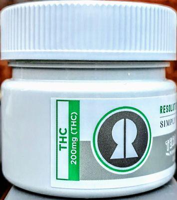 THC Salve, 2oz. (Resolute Remedies/Terrapin)