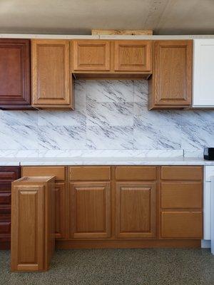 Oak Kitchen Cabinets.