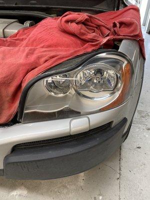 After headlight restoration