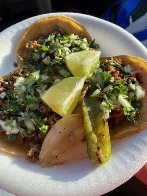 Asada. Chili verde. Adobada