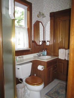 private bathroom in the Victorian.