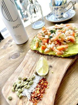 Smashed Avocado Tartine