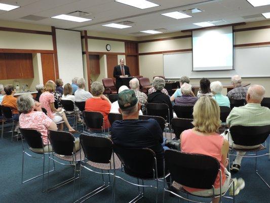 Seward Memorial Library hosts many speakers, authors, and programs for all ages throughout the year!