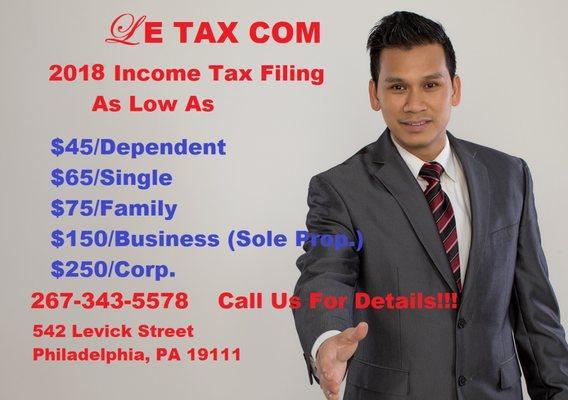 2018 INCOME TAX RETURN