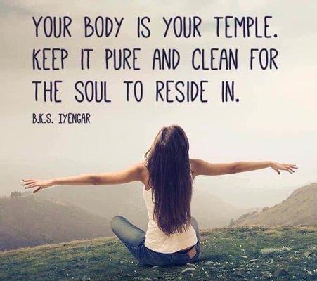 Inspiration- your home/your body temple