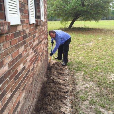 Beavers also does conventional termite treatments with Termidor and stops the termites before they get into your home or business.