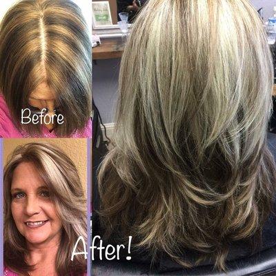 Before and after with Meagan Jeane!