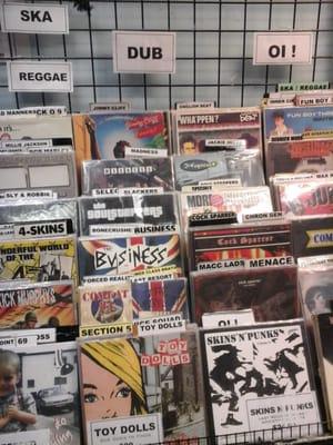 Ska, reggae, dub and oi  section  in alphabetical  order