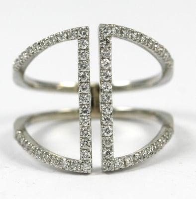 Style #R2094 14k white gold with 0.51ct diamonds