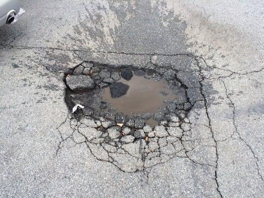 Watch out for this nasty pothole