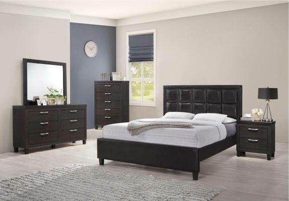 Queen bed frame dresser & mirror $449.99