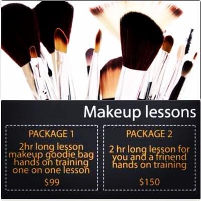 Makeup lessons