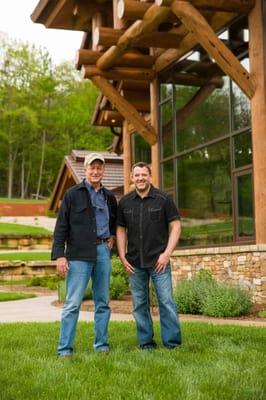 Owner, Jay Pohley, with Tony Stewart.