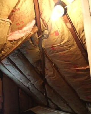 Attic is now a play room. Insulation installed.