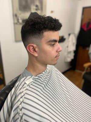 Fade haircut