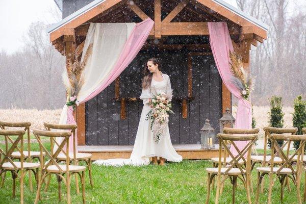 Boho wedding at Bloomfield Meadows