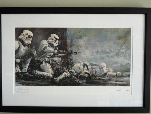 Fine Artwork Stormtroopers Pinned Down