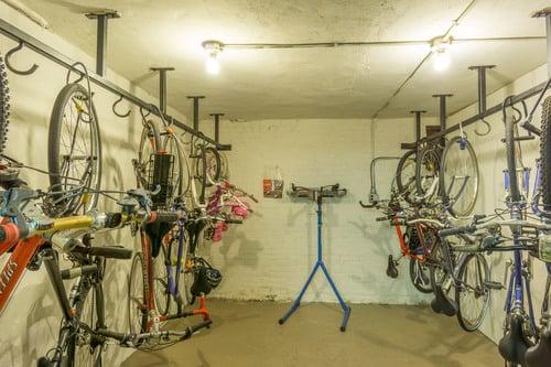 Bike storage room