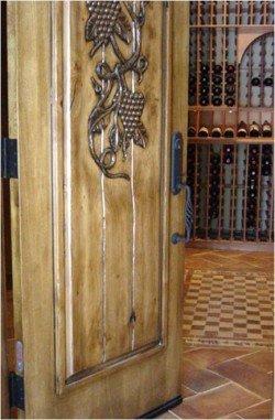 Custom wine cellar door Southern California