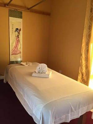 Private room for body massage