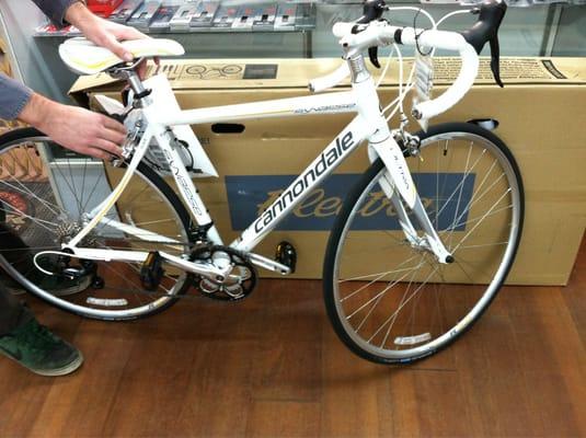 Great selection of Cannondale and Trek