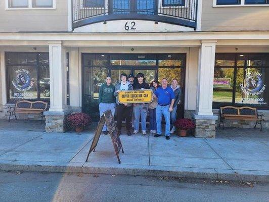 Old Sign Donated to Dalton Driving Academy.