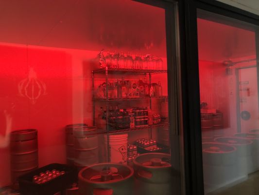 Equity Brewing Co:  Cool Red Lighting for Beer Barrels Storage (26 Aug 2021)