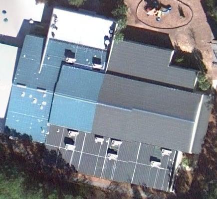 This is a Club House that we have done about 50 repairs on, it is about 70,000 sq Ft.