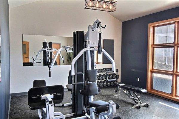 Gym at Gateway Foundation drug and alcohol rehabilitation center in Jacksonville, IL.