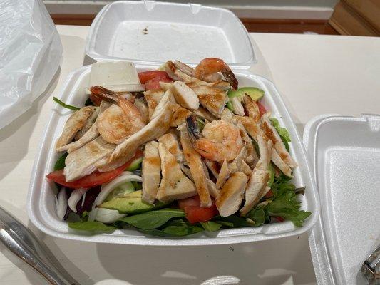 15. Herradura Salad- generous amount of Chicken and Shrimp