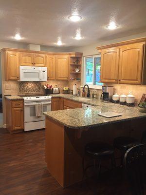 Granite install by Treasure Valley Granite, Inc.