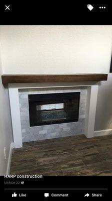 Fireplace remodel