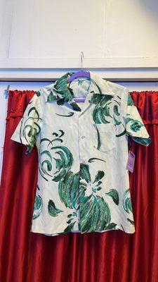 Men's 1970s aloha shirt