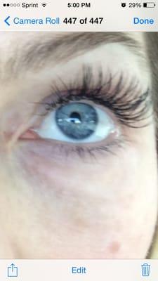 Extreme lash extensions by Tammy