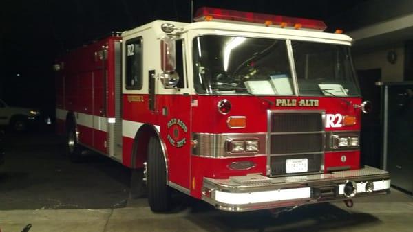 Rescue 2. last night in service before the city pulled her off the front lines