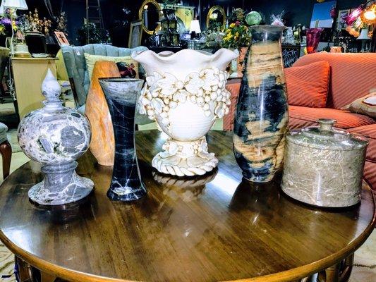 Marble urns & vases