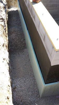 Foundation waterproofing