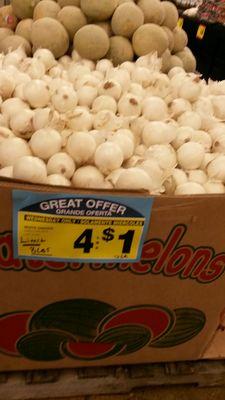 White onions. No mold or soft spots.