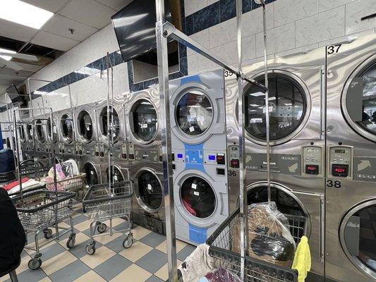 Too many Dryers the workers used