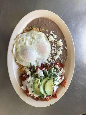 Chilaquiles rojos