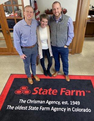 Joe, Holly, and Biff Chrisman - The Chrisman State Farm Insurance Agency