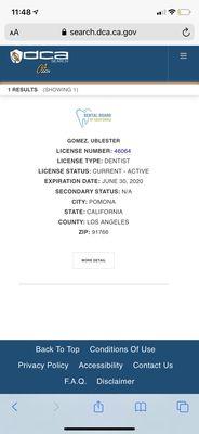 License