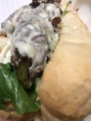 Famous Philly cheesesteak