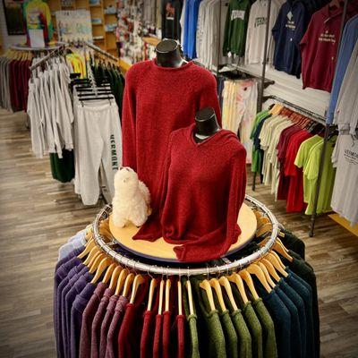 Handmade alpaca sweaters fairly traded from Peru