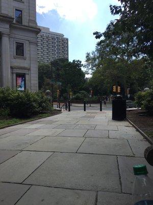 Entrance from Walnut St. & 6th.