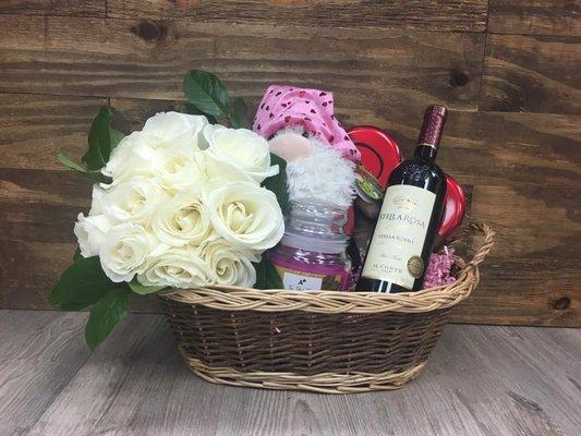 Variety of customized gift baskets available!