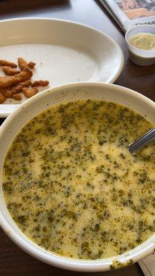 Broccoli & cheddar soup