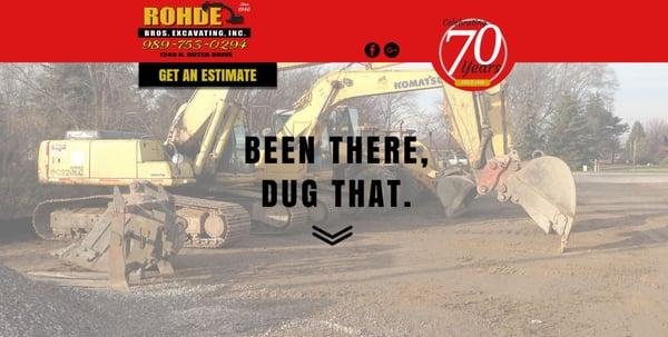 Rohde Brothers || Excavating Contractors || Saginaw, MI