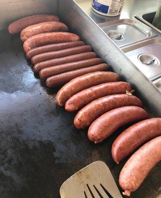 Sausage: regular, cheese or jalapeño