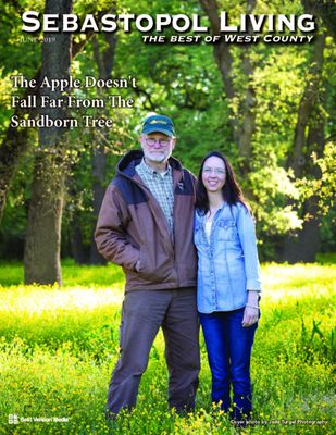 Inside our June, 2019 issue meet Sebastopol's Chip Sandborn and his daughter, Myriah.